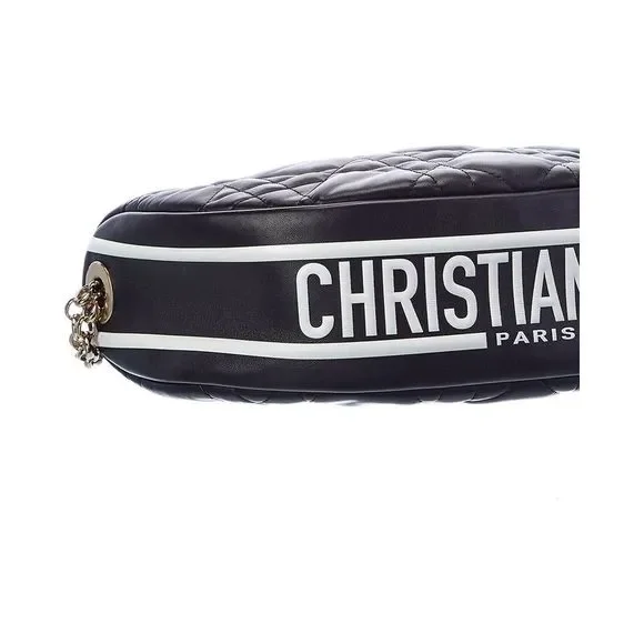 Dior Quilted Leather Shoulder Bag, Black - Picture 4 of 5